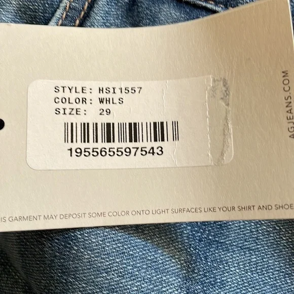AG Jeans Denim 29 Prima crop - Picture 7 of 10